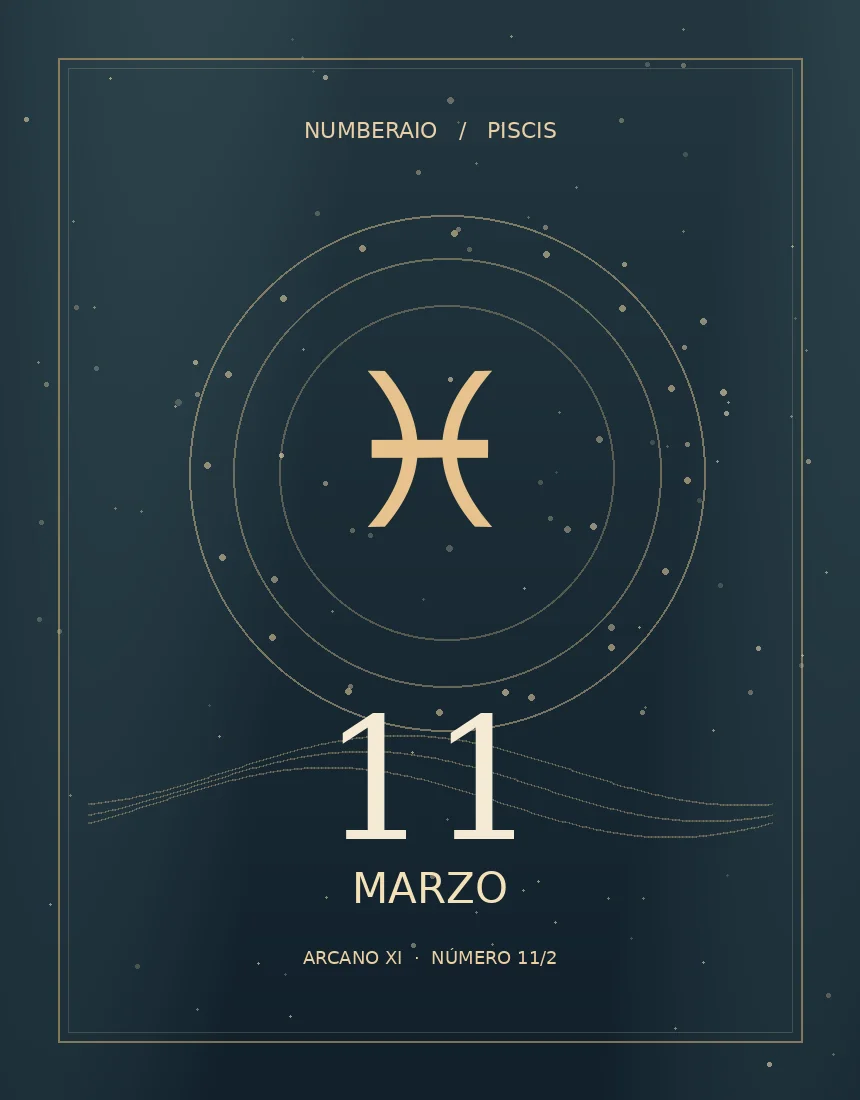 Pisces editorial illustration for the March 11 birthday