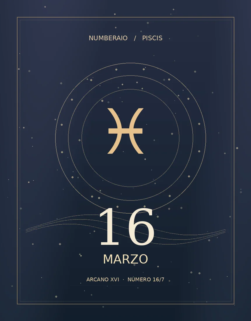 Pisces editorial illustration for the March 16 birthday