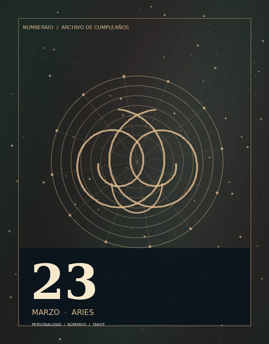 Aries editorial illustration for the March 23 birthday